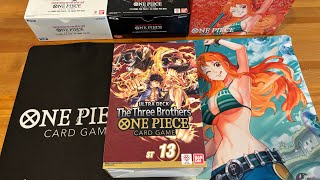 One Piece: Three Brothers ST 13 Ultra Deck Opening!