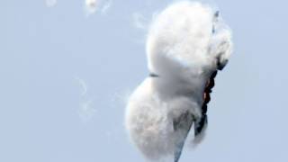 2010 MCAS Miramar Air Show - F-22 Raptor Arrival/Practice (Great Vapor!)