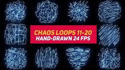 Liquid Elements Chaos Loops 11-20 Stock Motion Graphics