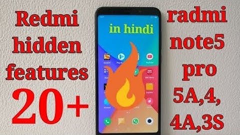 20+ Redmi Note 5 pro, radmi 4,4a,note 4,5a,(mi) Hidden Features in hindi(2018)