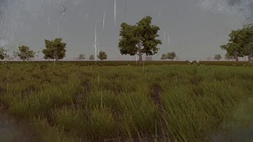 UNITY ASSET - 雨の状況を再現。