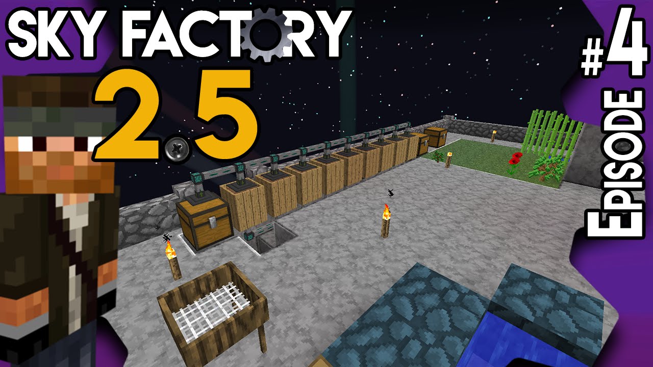 Taking up TECH! | Sky Factory 2.5 | Ep.4 - YouTube