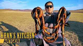 Traditional Mongolian BLOOD SAUSAGE | Khan's Kitchen