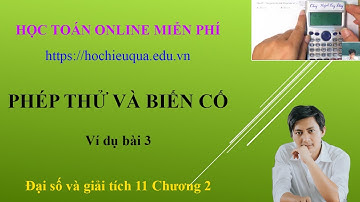 Ví dụ phép thử và biến cố - Học toán online miễn phí