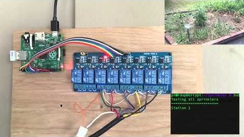 Raspberry Pi Sprinkler Control