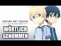 SAO Alicization Opening Wörtlich Genommen Parodie Cover SAO Alicization Opening Wörtlich Genommen Parodie Cover
