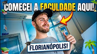 Foi aqui que iniciei a faculdade em Florianópolis