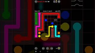 How To Solve Flow Free Bridges Challenge Pack Level 24 8x8 Board Walk Through Solution Walkthrough