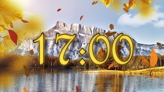 17 Minute Autumn Fall Timer with Calm Relaxing Music | Wind Chime Alarm