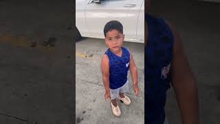 Dad throws sons icecream on floor & mom and son get mad #shorts