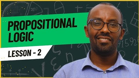 Propositional logic || fresh man course mathematics chapter 1