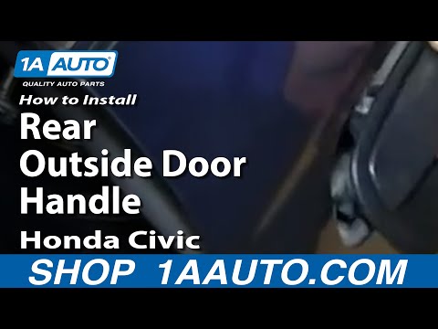 Replace rear door handle toyota camry