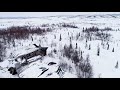 Fly through the ghost town of Iditarod, Alaska