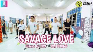 SAVAGE LOVE (Zumba) - Jason Derulo - 2T Duo Vietnam - Cao Thuan & Thanh Truong - ZSteps Zumba Class