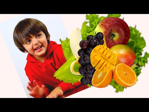 learn-names-of-fruits-learns-colors-and-names-of-fruits-with-elian-and-selena