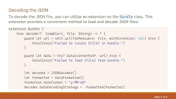 How to Parse Local JSON Data in Swift