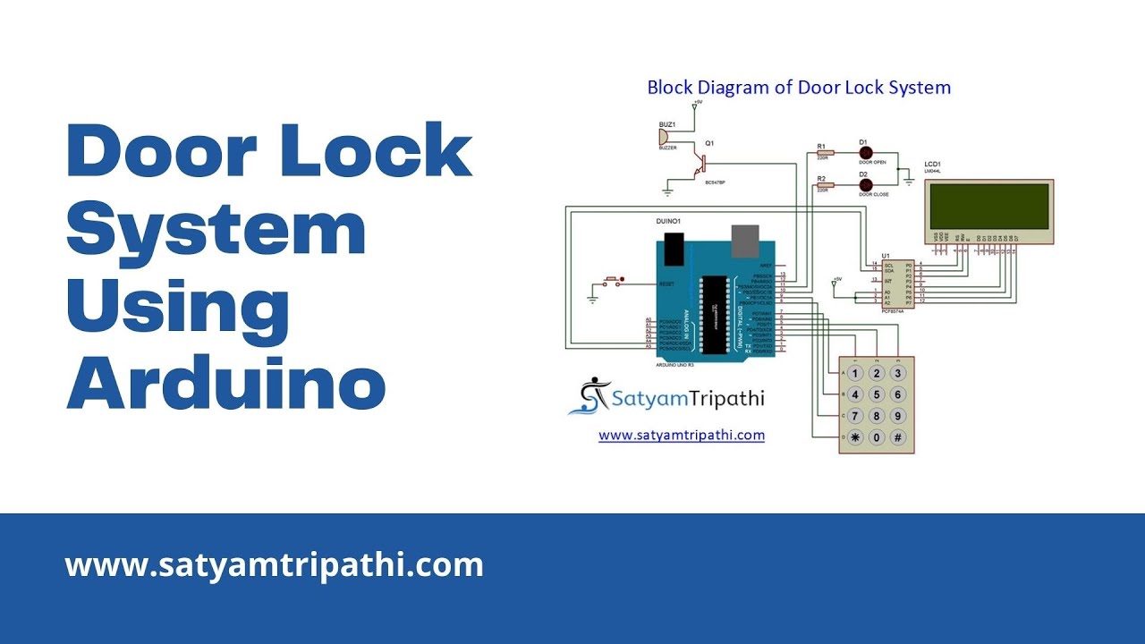 Door Lock System Using Arduino Uno (Electronics project) - YouTube
