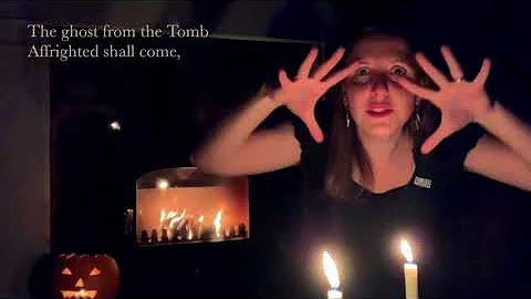 Halloween Song from 1600s - The Hag by Robert Herrick ~ Wendy Lewis