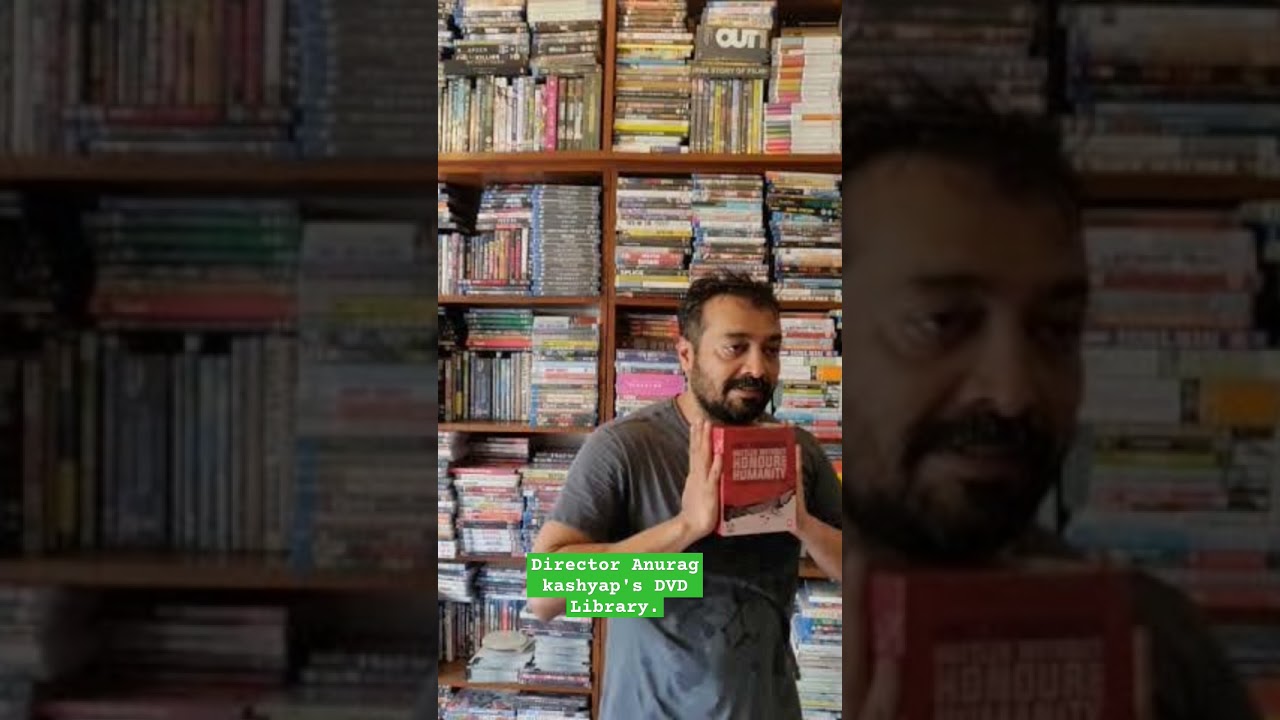 Director Anurag kashyap's DVD Library.