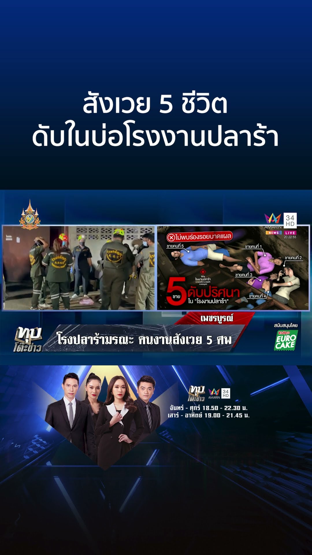 สังเวย 5 ศพ คนงานดับในบ่อโรงงานปลาร้า หมอคาดเพราะก๊าซไข่เน่า | ทุบโต๊ะข่าว