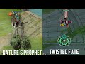 Nature&#39;s Prophet&#39;s W vs Twisted Fate&#39;s R (reUP). DOTA2 vs League of Legends.