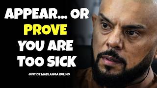 Justice Madlanga REJECTS Another Delay: Suliman Carrim MUST Testify Unless Doctors Say Otherwise