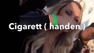 Jonna Lundell Röker Fångat På Film