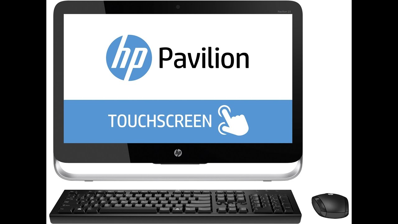 HP Pavilion 23 all in one pc/Test Touchscreen - YouTube