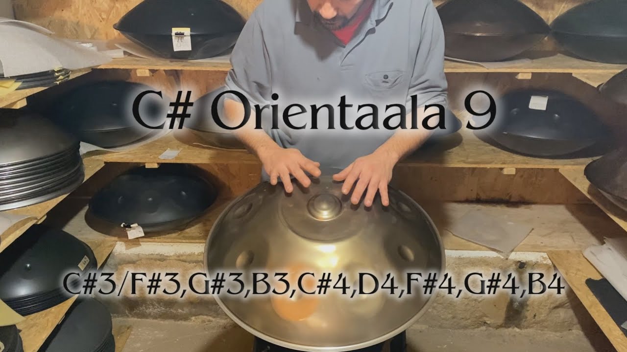 VIBE Handpan - C# Orientaala 9 (stainless steel)