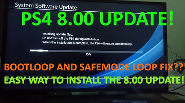 PS4 Firmware 8.01 UPDATE | PS4 BOOTLOOP & SAFEMODE LOOP Fix? |How to SAFELY install PS4 7.55 UPDATE