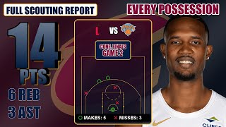 Evan Mobley (14PTS/6REB/3AST) EVERY SHOT ATTEMPT vs Knicks CLE at NYK 5/21/26 Full Player Analysis