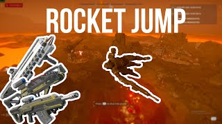 You can (kinda) rocket jump in helldivers 2.