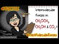 Intermolecular Forces Quiz