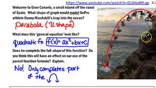 Celebrity 6.1 Day 3 - Solving Real World Quadratics (Falling Object Model Intro) Profile