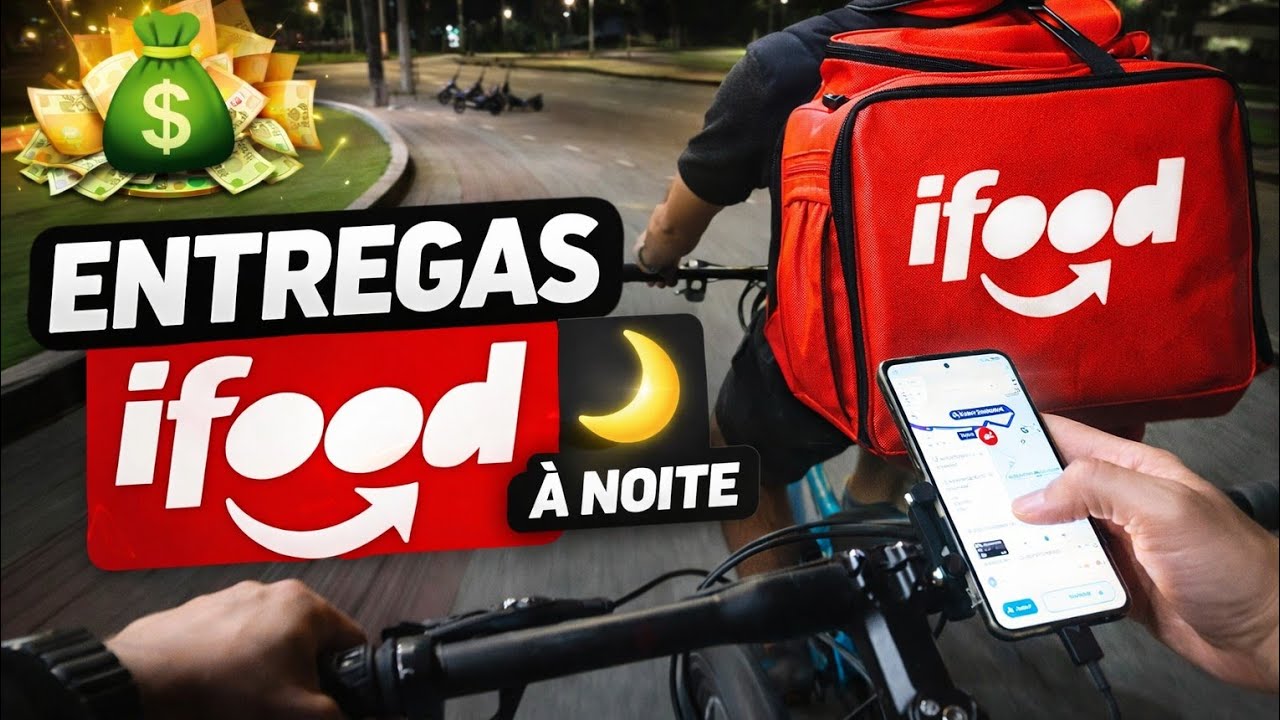 Vale a pena trabalhar no iFood só à noite? (Ganhos reais)