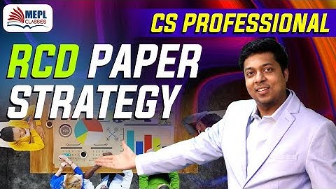 CS Professional RCD Preparation Strategy Before Exams | Mohit Agarwal