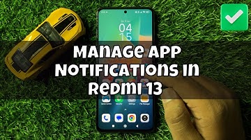 How to Manage App Notifications in Redmi 13 | Turn On / Off Notifications in Redmi 13