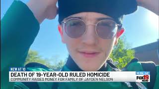 19-year-old's death ruled homicide by investigators
