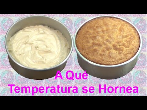 A Qué Temperatura se Hornea una Torta o un Pastel ?│Club de Reposteria -  YouTube