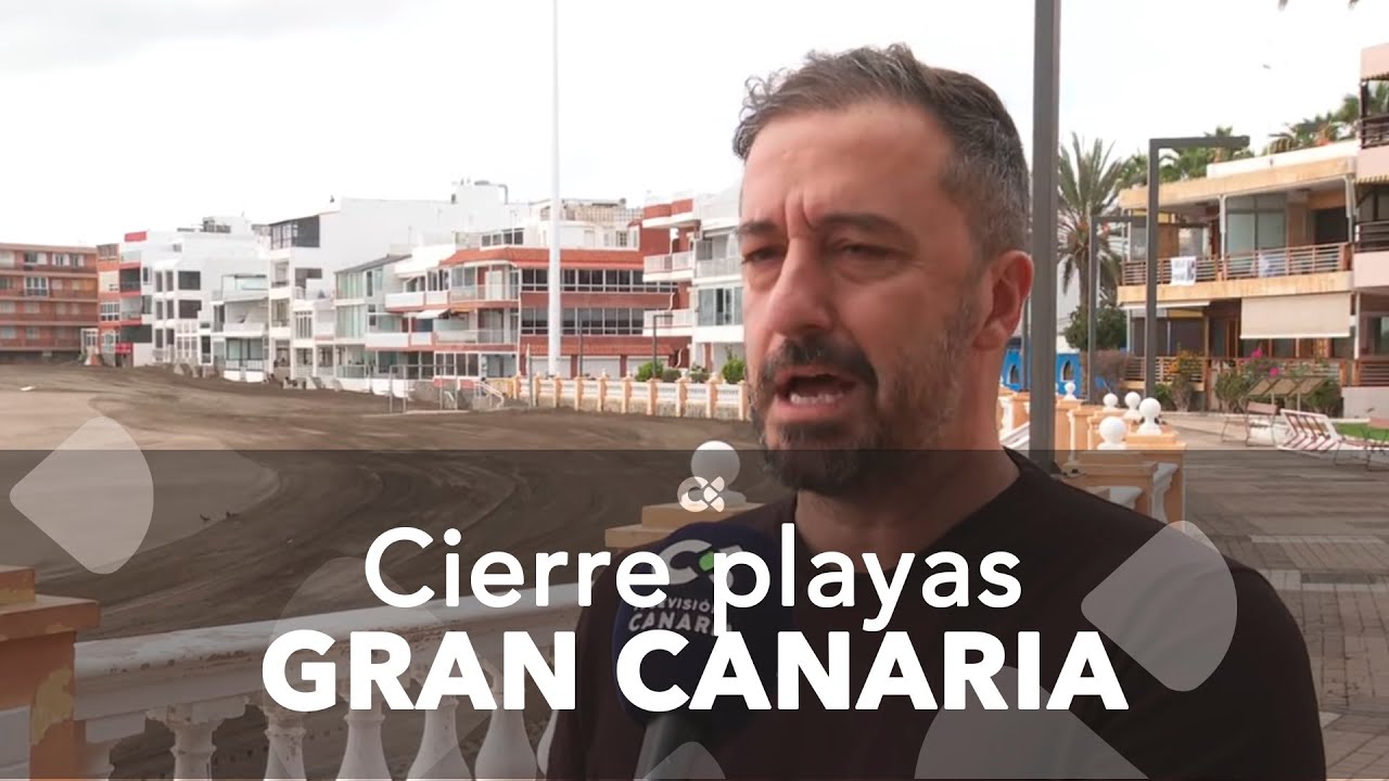 Cierran nuevas playas en Gran Canaria por contaminación marina