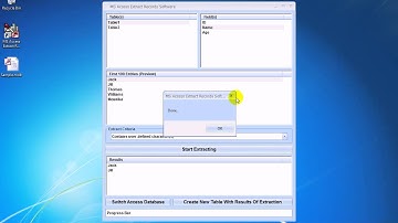 How To Use MS Access Extract Records Software