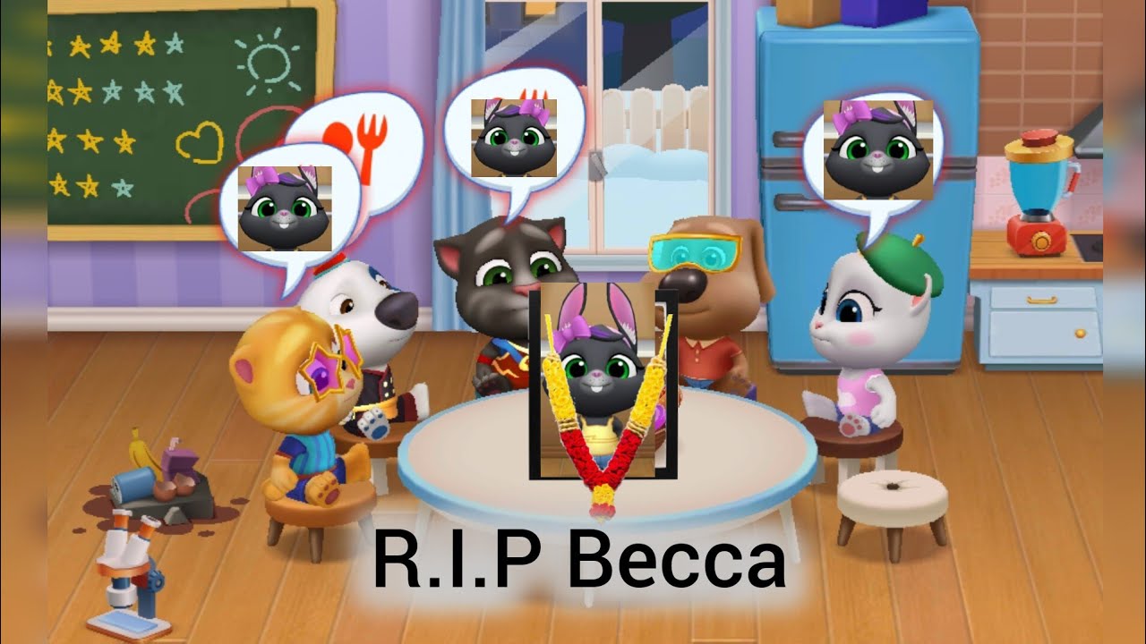 R.I.P BECCA - My Talking Tom Friends - AMONG US - YouTube