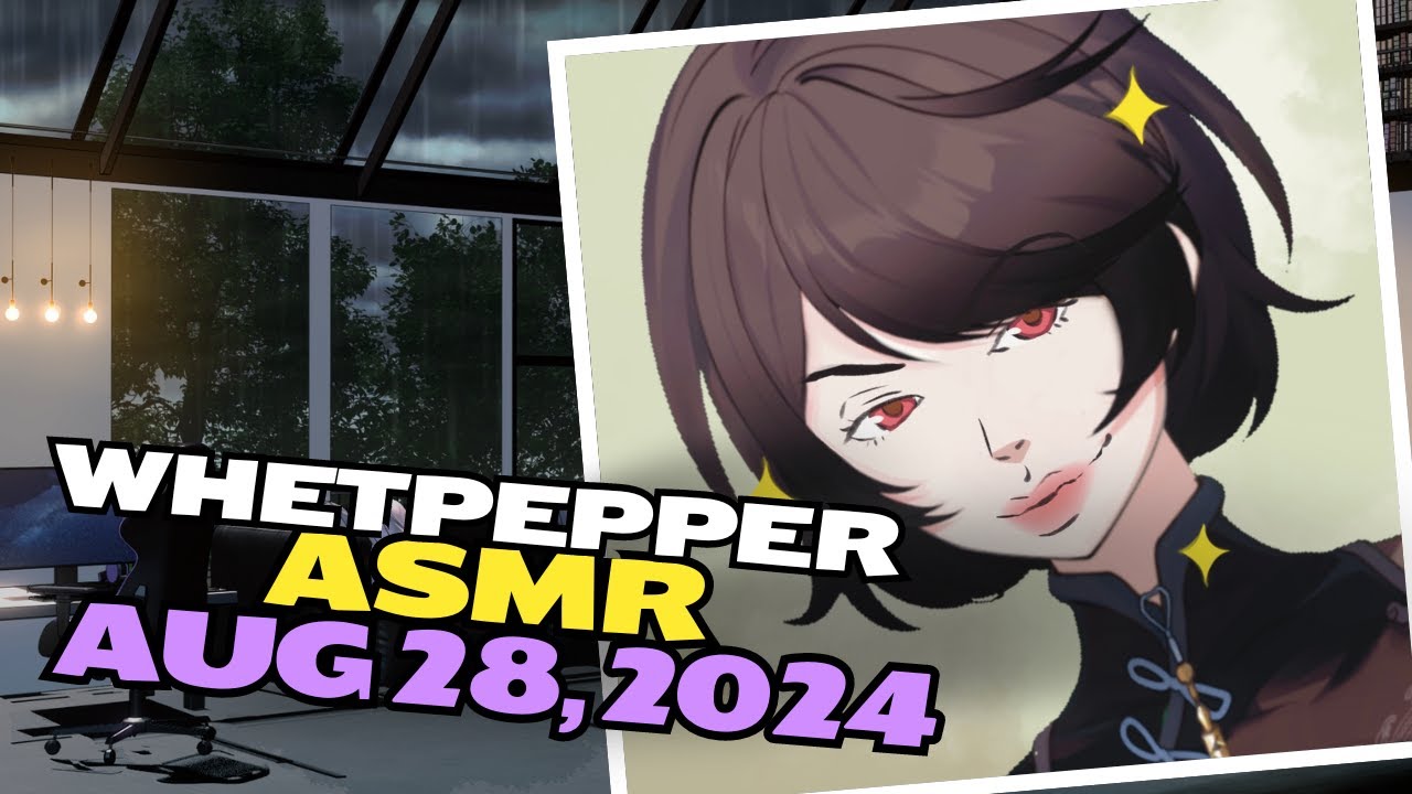 ASMR Twitch VOD Aug-28-24 short strim, head in pain - YouTube