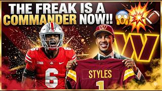Commanders Steal Sonny Styles at No. 7 — The Freakiest Athlete in the 2026 Draft