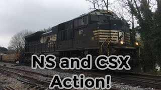 NS intermodal bare table 201 on the AS line, CP units on CSX B650 and MORE!!