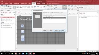 Database Tutorial 13 Form Design View Part 5 Creating a Switchboard