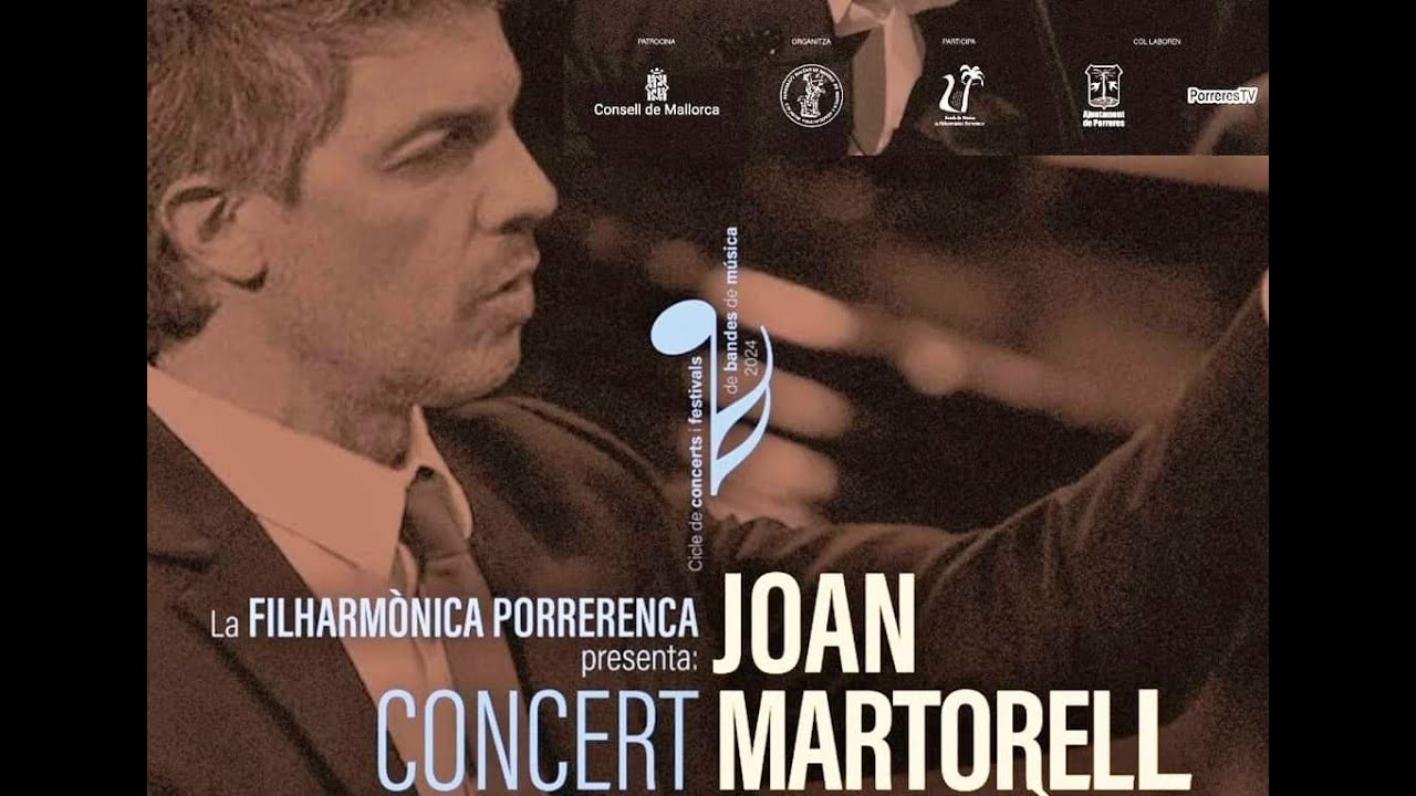 VALS DE NA MARTINA.JOAN MARTORELL. CONCERT SANT ROC. AUDITORI MUCICIPAL DE PORRERES. 15. 08.2024.