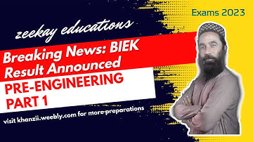 Breaking News: BIEK Announced HSC Part 1 Pre Engineering Result