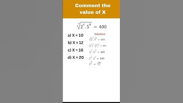 Find the value of X | Olympiad | Maths #maths