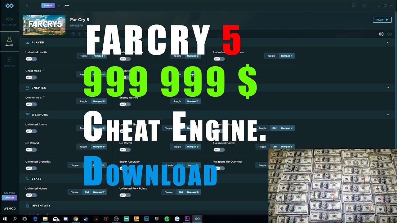 snyde Wow pelleten FarCry 5 cheat software (infinite) free download. Unlimited money and perks  - YouTube